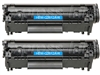 HP Q2612AD (12A) 2-Pack Toner Cartridge Combo Q2612A