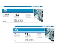 HP Q2612AD Genuine Toner Cartridge Combo Q2612A