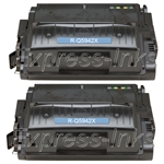 HP Laserjet 4250 2-Pack Toner Cartridge Combo Q5942XD