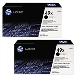 HP Q5949XD 2-Pack Genuine Toner Cartridges (49X)