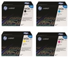 HP Q5950A, Q5951A, Q5952A, Q5953A Genuine Toner Cartridge Combo