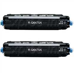 HP Q6470A 2-Pack Toner Cartridge Combo Q6470AD