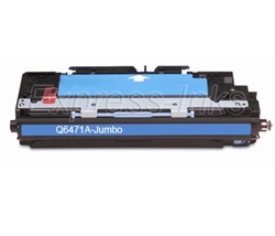 HP Q6471A Jumbo Compatible Cyan Toner 502A