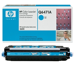 HP Q6471A Genuine Cyan Toner Cartridge