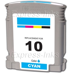 HP #10 Cyan Inkjet Ink Cartridge C4841A