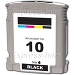 HP #10 Black Inkjet Ink Cartridge C4844A