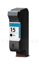 HP 15 Black Inkjet Cartridge C6615DN