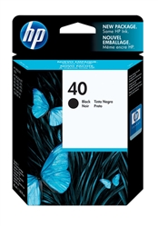 HP 40 Black Inkjet Cartridge 51640A