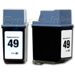 HP 49 Tri-Color Inkjet Cartridge 51649A