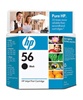 HP #56 Genuine Black Ink Cartridge C6656AN