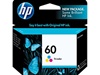 HP 60 Tri-Color Inkjet Cartridge CC643WN