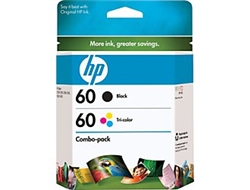 HP 60 2-Pack Black/Tri-color Inkjet Cartridges CD947FN