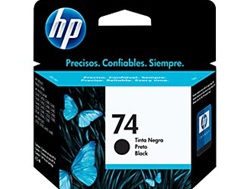 HP #74 Genuine Black Inkjet Ink Cartridge CB335WN