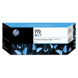 HP #772 Cyan Genuine Inkjet Ink Cartridge CN636A