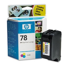 HP 78 Tri-Color Inkjet Cartridge C6578DN