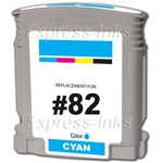 HP #82 Compatible Cyan Ink Cartridge C4911A