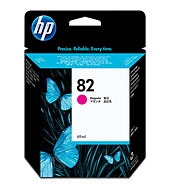 HP #82 Genuine Magenta Inkjet Ink Cartridge C4912A