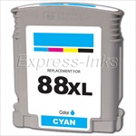 HP 88XL 10-Pack Cyan Ink Cartridges C9391AN