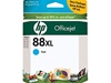 HP #88XL Cyan Genuine Ink Cartridge C9391AN