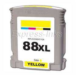 HP 88XL High Yield Yellow Inkjet Cartridge C9393AN