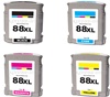 HP K5400 4-Pack 88XL Inkjet Ink Cartridge Combo