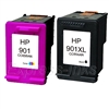 HP #901 CN069FN 2-Pack Ink Cartridge Combo