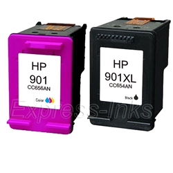 HP #901 CN069FN 2-Pack Ink Cartridge Combo