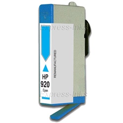 HP #920 Cyan Inkjet Ink Cartridge CH634AN