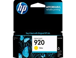 HP #920 Genuine Yellow Inkjet Ink Cartridge CH636AN