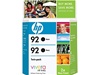 HP #92 2-Pack Black Ink Cartridges C9512BN