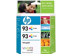 HP #93 2-Pack Genuine Tri-Color Ink Combo CC581FN