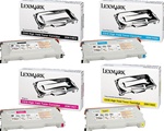 Lexmark C510 High Yield Genuine Toner Cartridge Combo