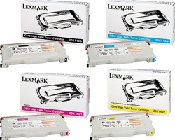 Lexmark C510 High Yield Genuine Toner Cartridge Combo