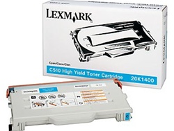 Lexmark 20K1400 Genuine Cyan Toner Cartridge
