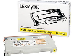 Lexmark C510 Genuine Yellow Toner Cartridge 20K1402