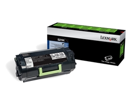 Lexmark 52D1H00 Genuine Toner Cartridge 521H