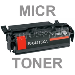 Lexmark 64415XA Extra High Yield MICR Toner Cartridge