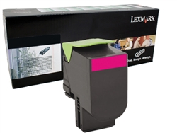 Lexmark 80C1HM0 Genuine Magenta Toner Cartridge 801HM
