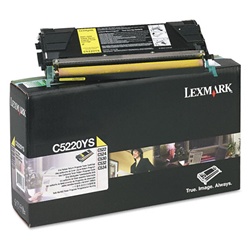 Lexmark C5220YS Genuine Yellow Toner Cartridge