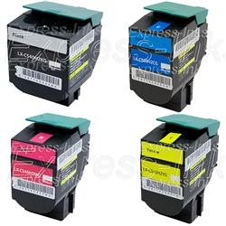 Lexmark C540/ C544/ C546 Compatible Toner Combo