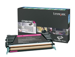 Lexmark C736H1MG Genuine Magenta Toner Cartridge