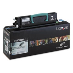 Lexmark E450H11A Genuine Black Toner Cartridge