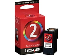 Lexmark #2 Color Inkjet Ink Cartridge 18C0190
