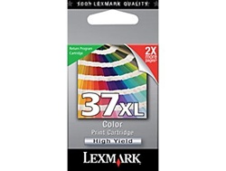Lexmark #37XL Color Inkjet Ink Cartridge 18C2180