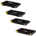 Samsung CLP-500D 4-Pack Combo Toner Cartridges