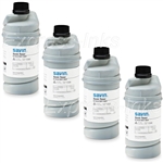 Savin 7356 4-Pack Genuine Black Toner Bottles Type-450