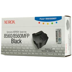 Xerox Phaser 8560 (3-Sticks) Genuine Black Solid Ink 108R00726