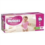 Huggies Walker Girl Nappies (13-18 kg) Bulk - 96 nappies