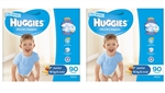 Huggies Junior Boy Nappies (16  kg & over ) Bulk - 90x2 nappies