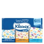 Kleenex Tissues - Ultra Soft Kleenex To Go Pocket Pack (9 tissues) X 6 Packs